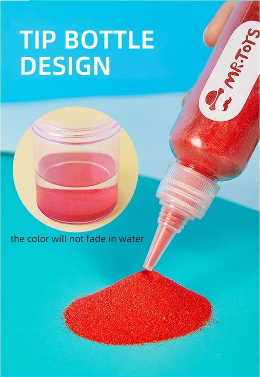 Sand coloring kit