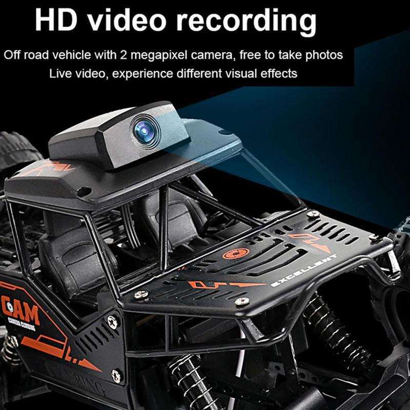 Rc climbing car with HD camera