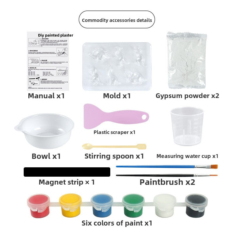 Gypsum toys
