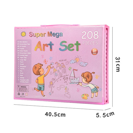 208 pcs Coloring Set