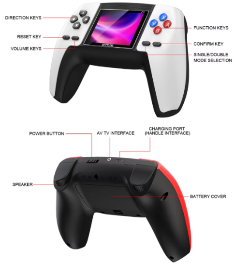 P5 Handheld game console double user