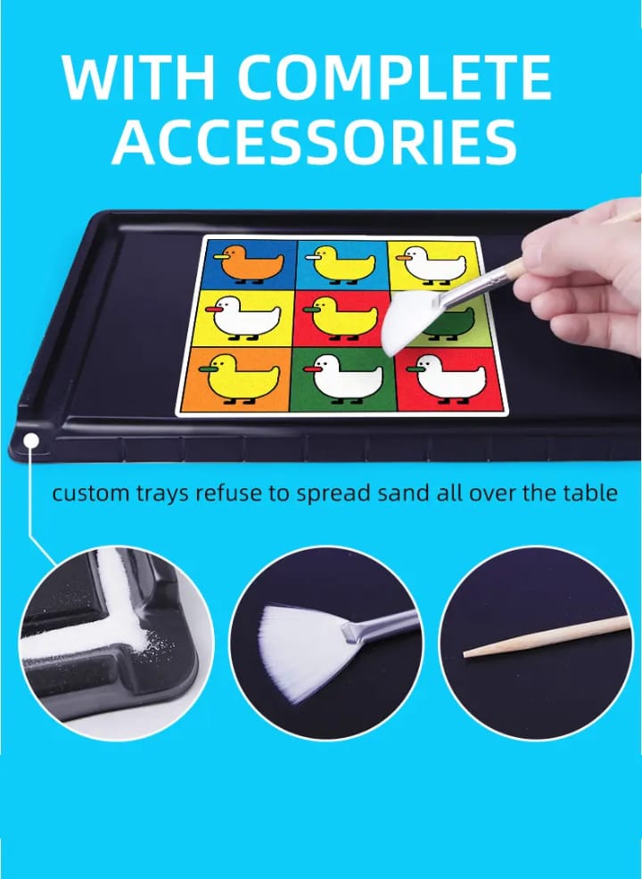 Sand coloring kit