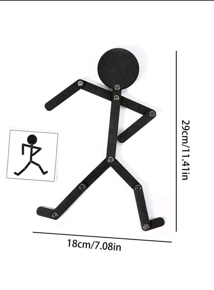 Action Cards with wooden man