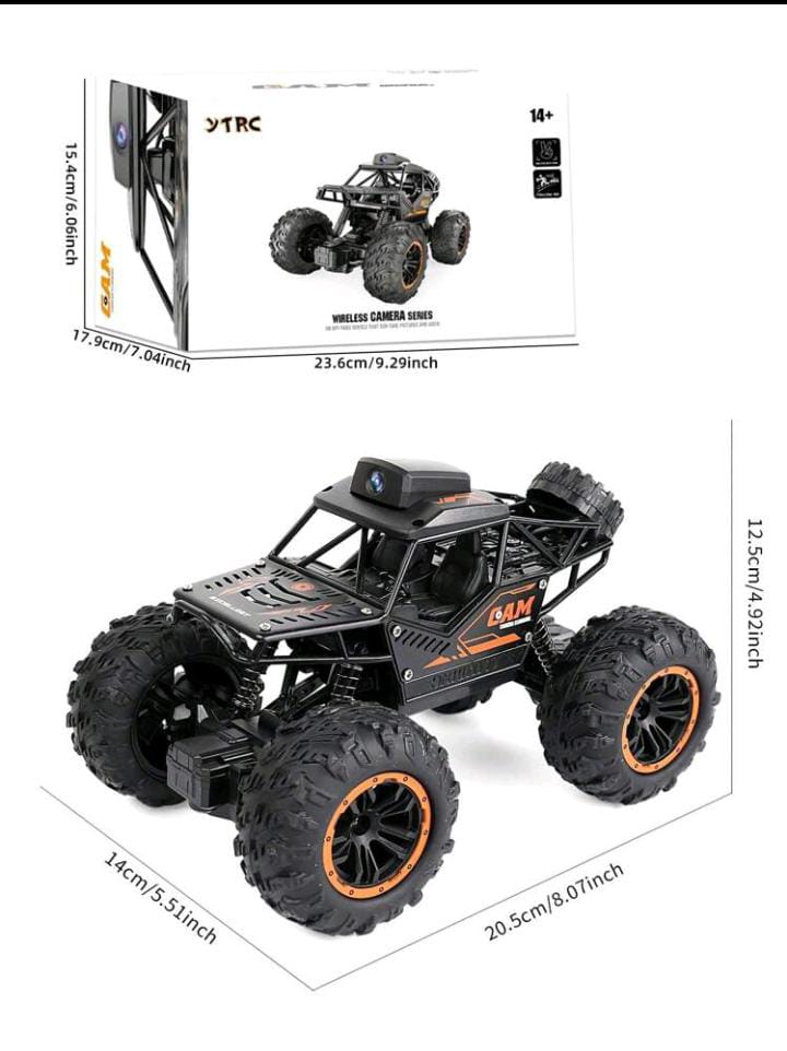 Rc climbing car with HD camera