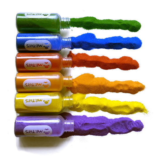 10 sand bottles