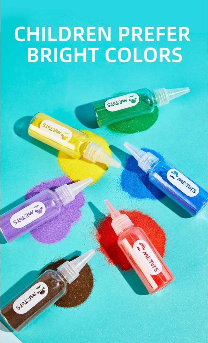 10 sand bottles